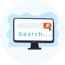 Single search icon
